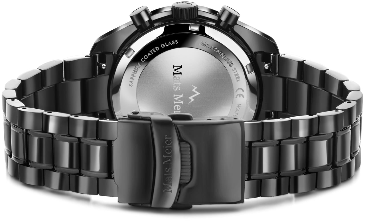 Mats Meier Arosa Racing Horloge Zwart
