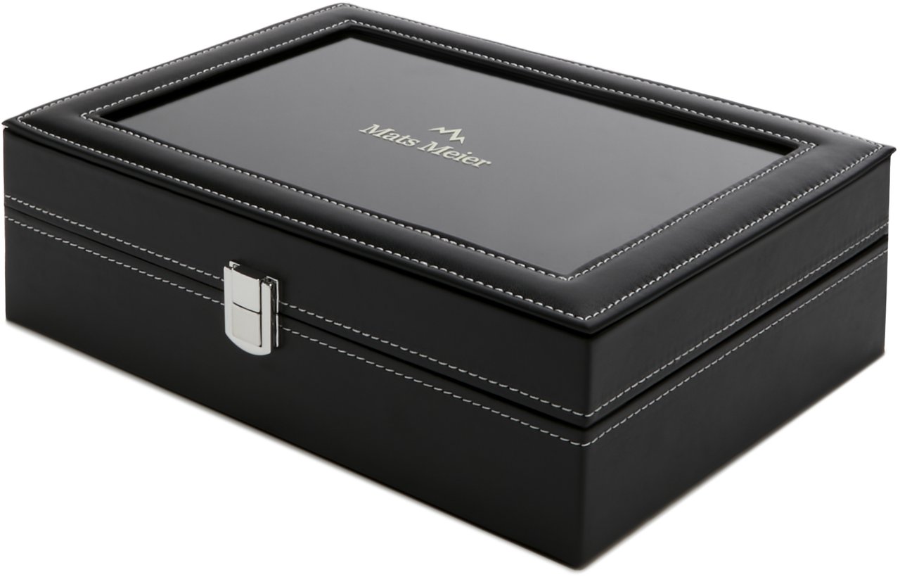 Mats Meier Mont Fort Kunstleer Horlogebox Zwart