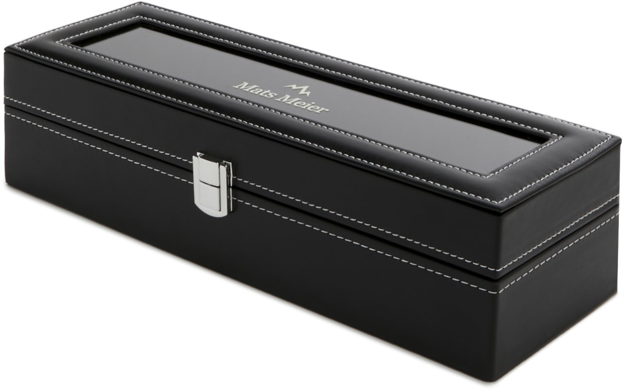 Mats Meier Mont Fort Kunstleer Horlogebox Zwart