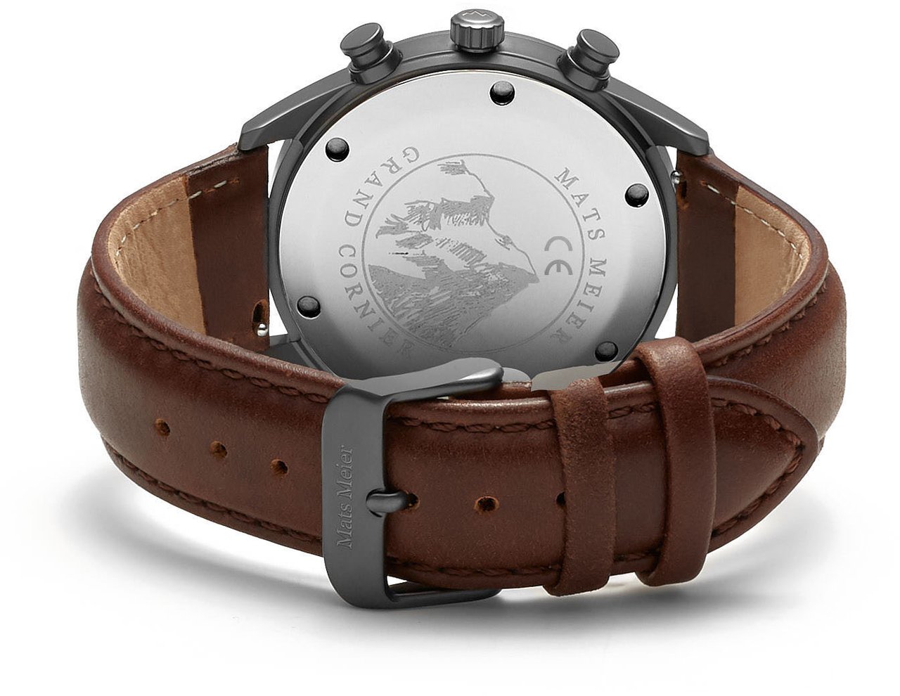 Mats Meier Grand Cornier - Horloge - Bruin Grijs