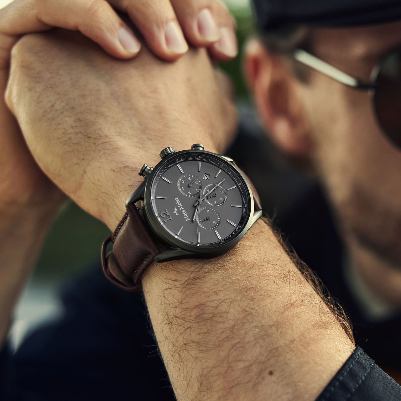 Mats Meier Grand Cornier - Horloge - Bruin Grijs