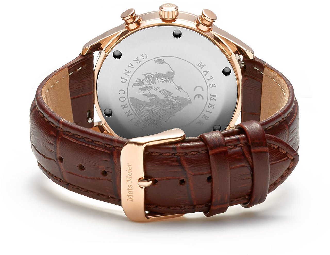 Mats Meier Grand Cornier - Horloge - Roségoud Zwart