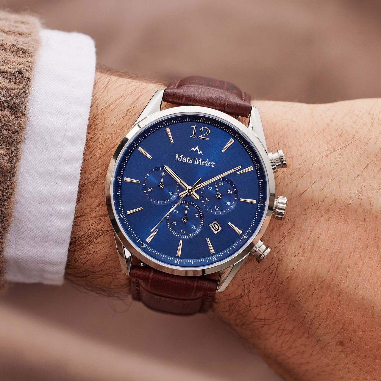 Mats Meier Grand Cornier - Horloge - Blauw Divers