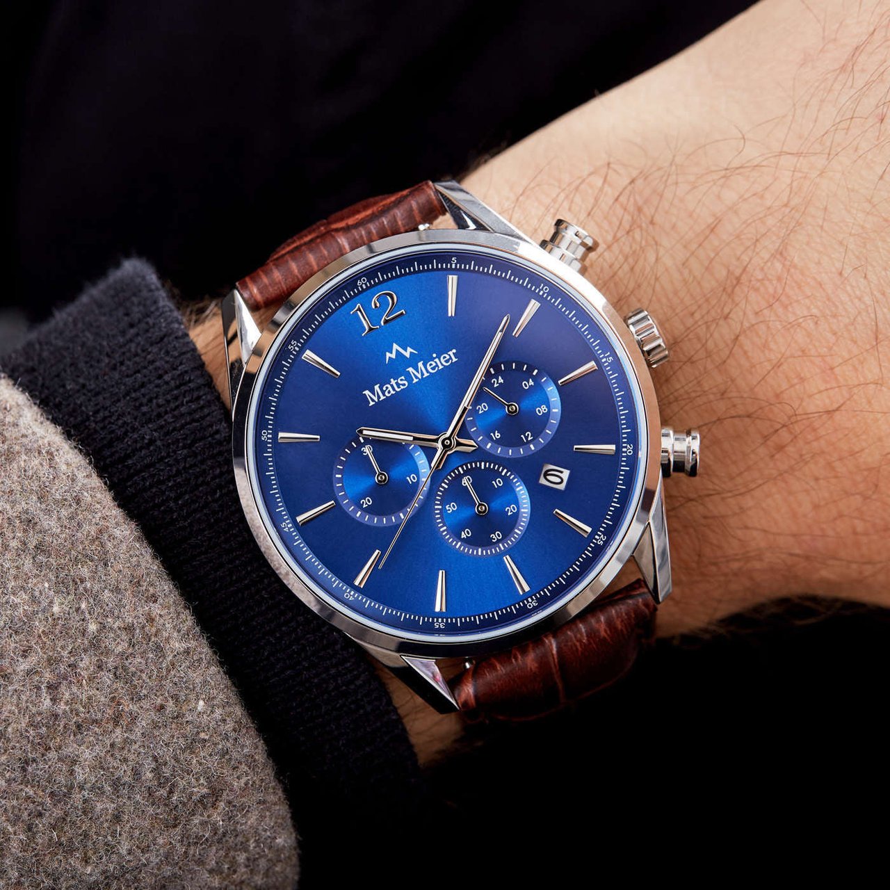 Mats Meier Grand Cornier - Horloge - Blauw Divers