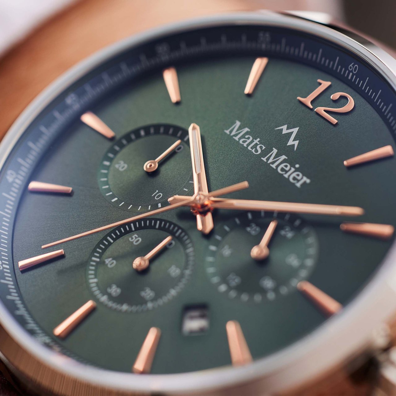 Mats Meier Grand Cornier - Horloge - Donkergroen Divers