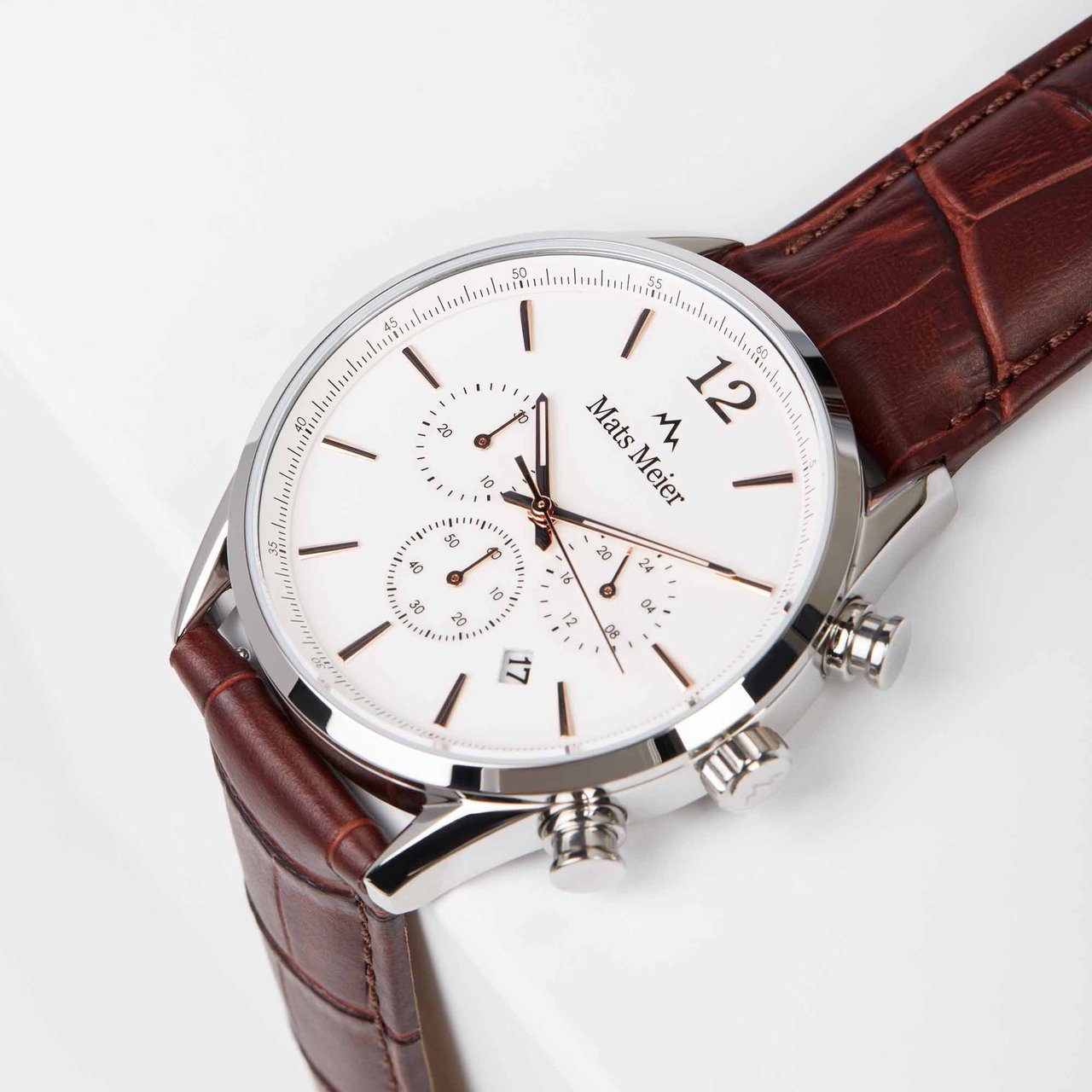 Mats Meier Grand Cornier - Horloge - Wit Divers