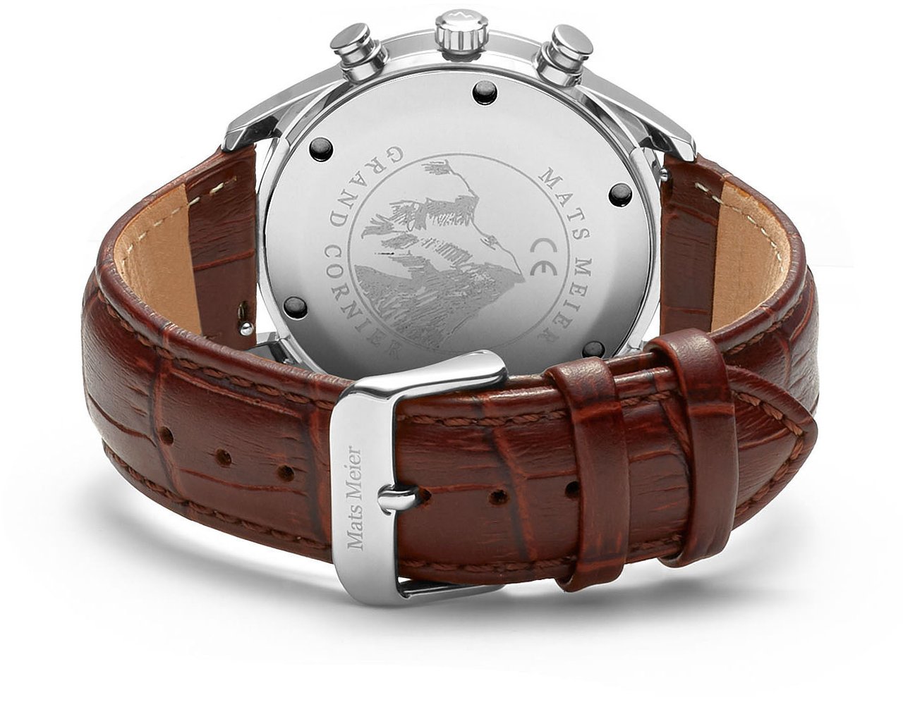 Mats Meier Grand Cornier - Horloge - Wit Divers