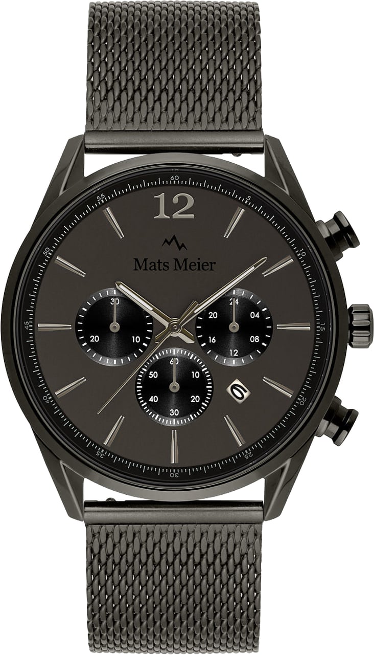 Mats Meier Grand Cornier - Horloge - Grijs Grijs