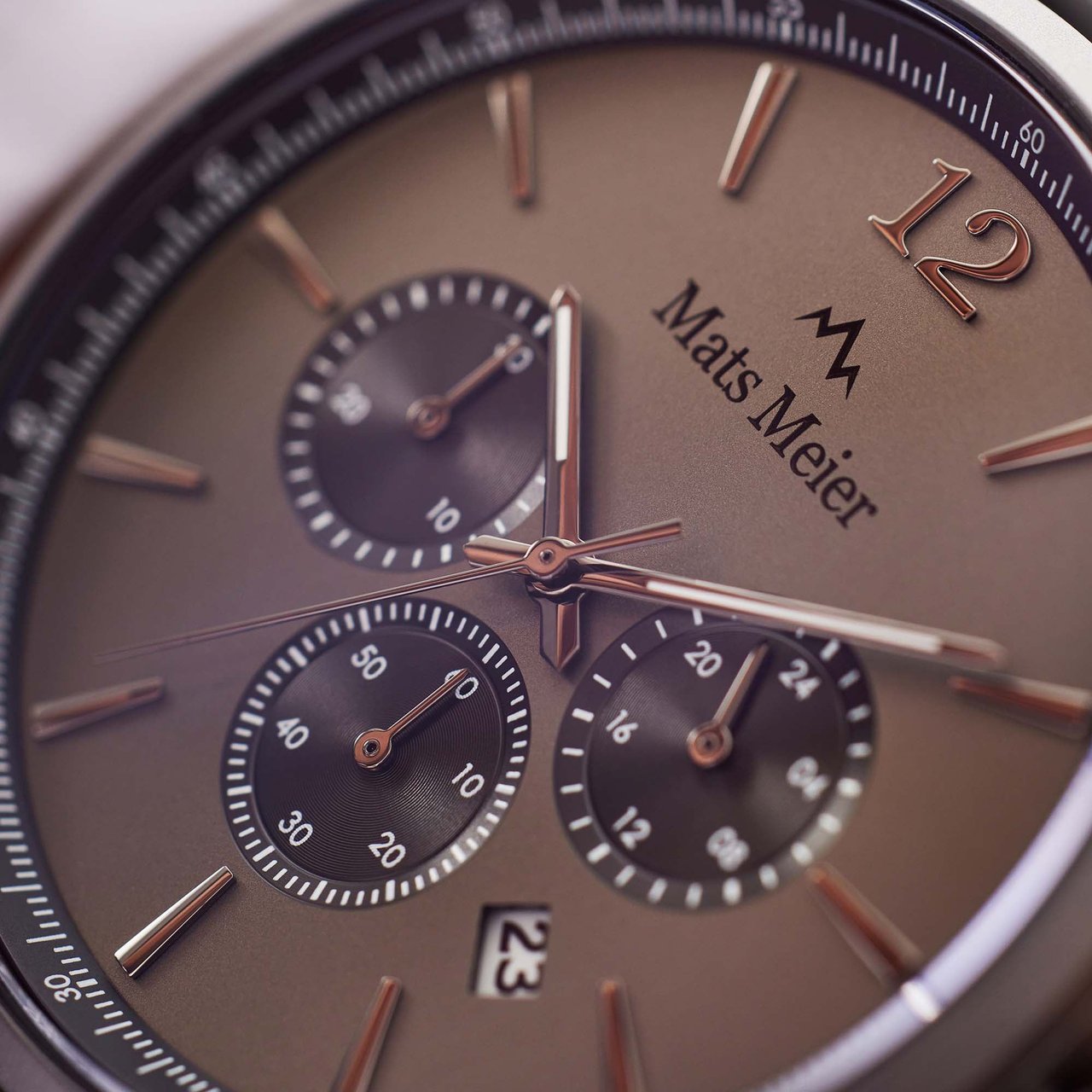Mats Meier Grand Cornier - Horloge - Grijs Grijs