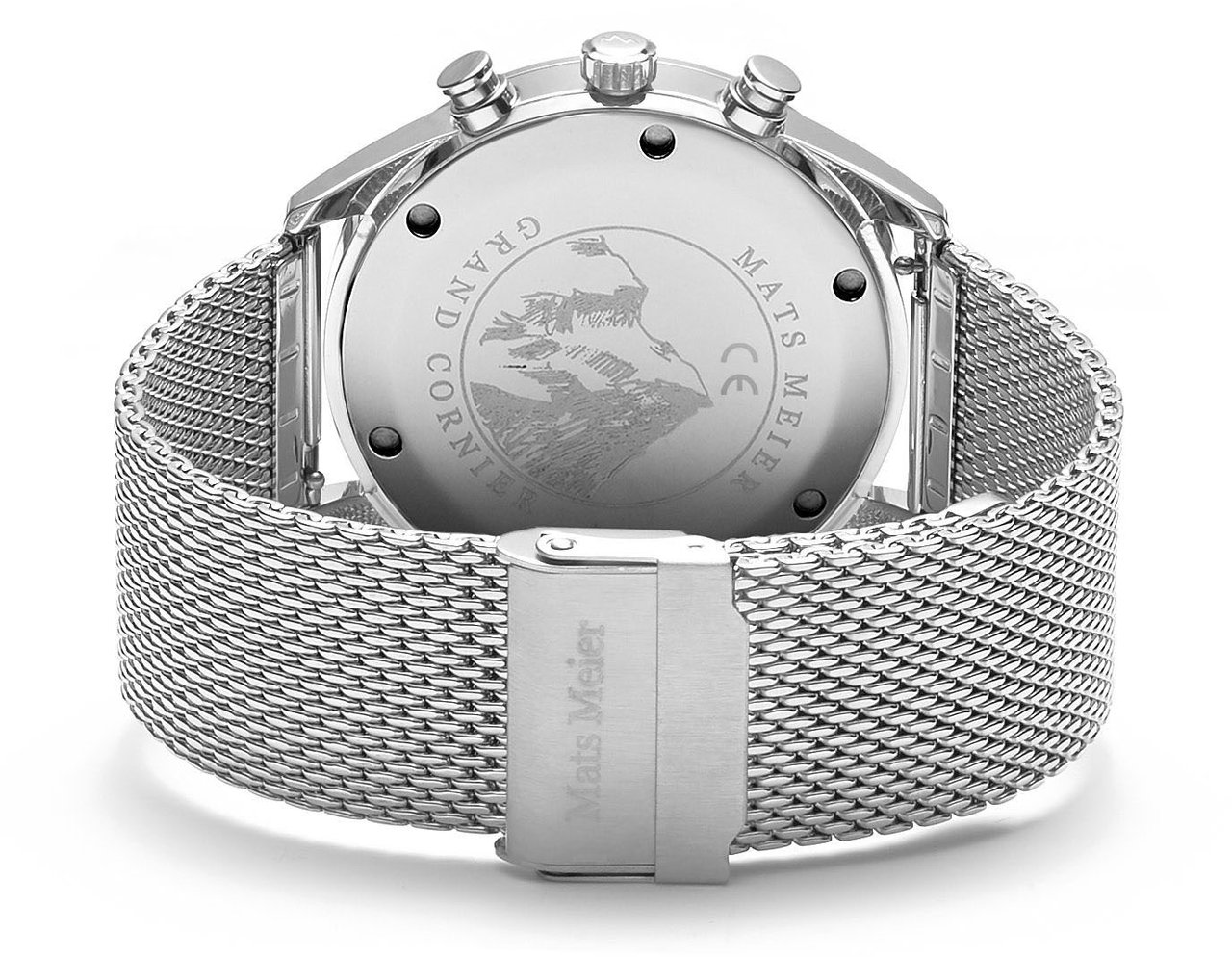Mats Meier Grand Cornier - Horloge - Zilver Divers
