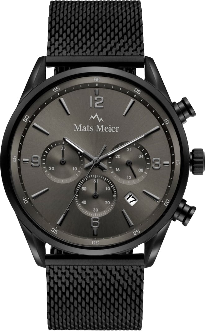 Mats Meier - Horloge - Grafiet Zwart