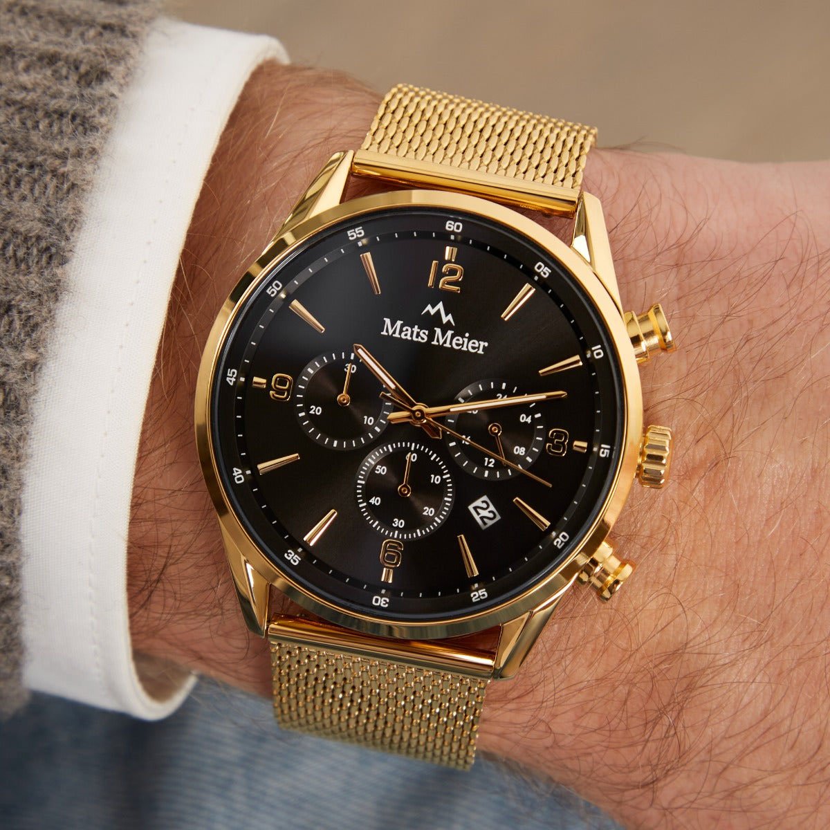Mats Meier - Horloge - Goud Goud