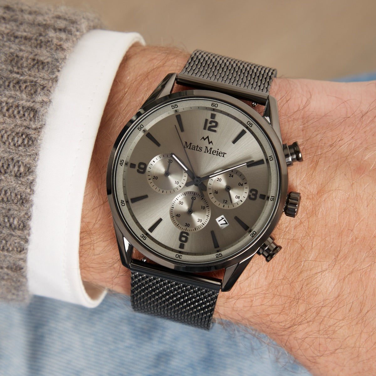 Mats Meier - Horloge - Grijs Divers