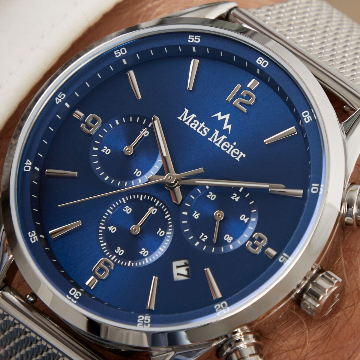 Mats Meier - Horloge - Blauw Divers