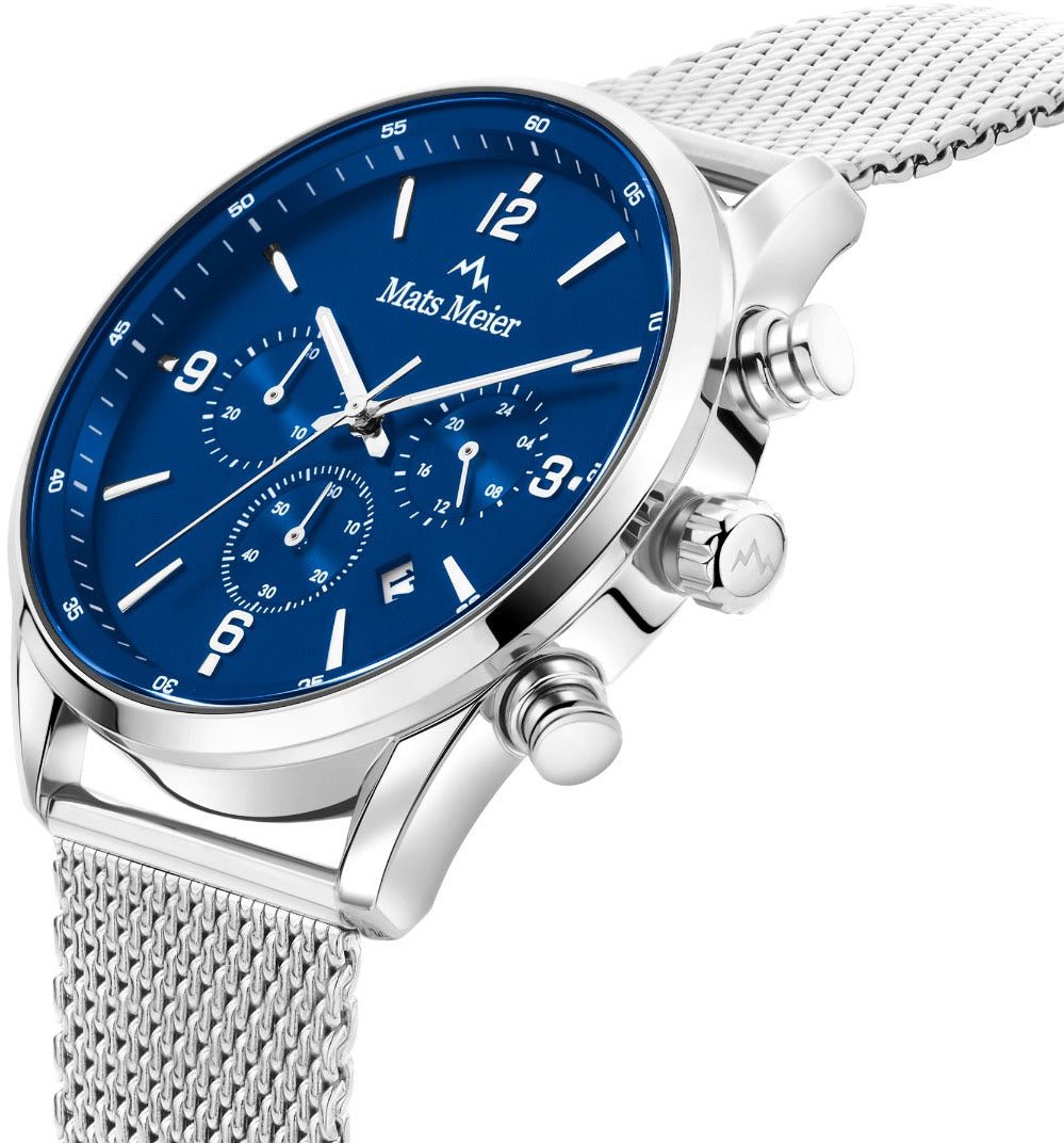 Mats Meier - Horloge - Blauw Divers