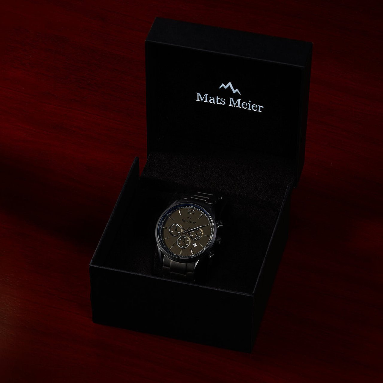 Mats Meier Grand Cornier - Horloge - Grafiet Grijs