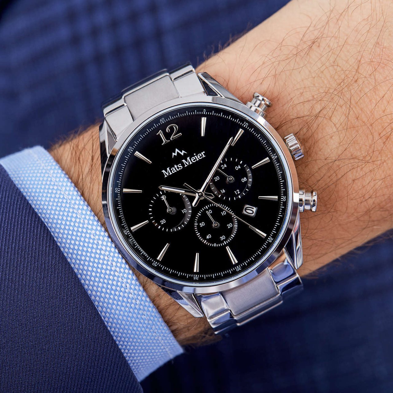 Mats Meier Grand Cornier - Horloge - Zilver Zilver