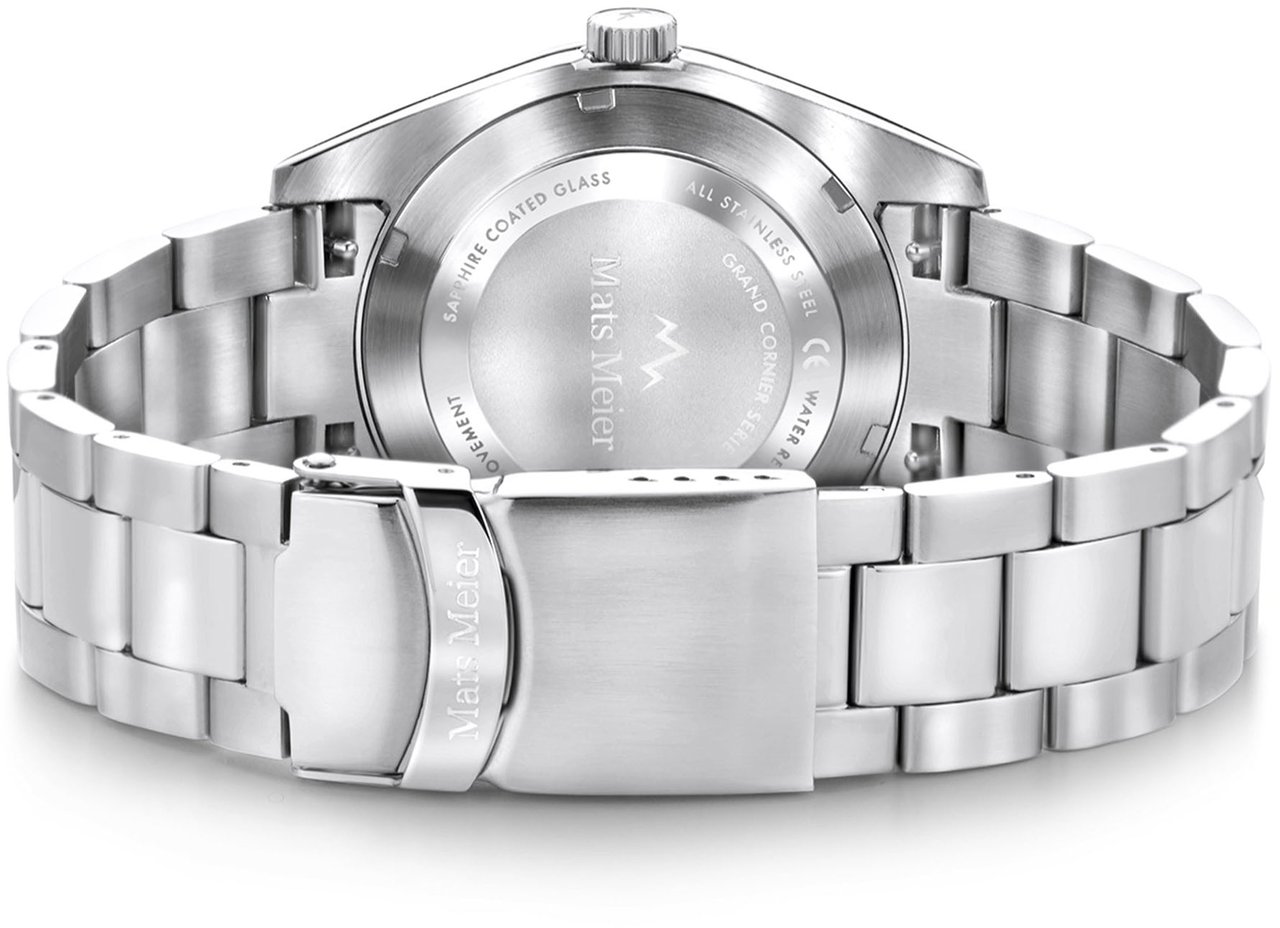 Mats Meier Grand Cornier - Horloge - Zilver Zilver
