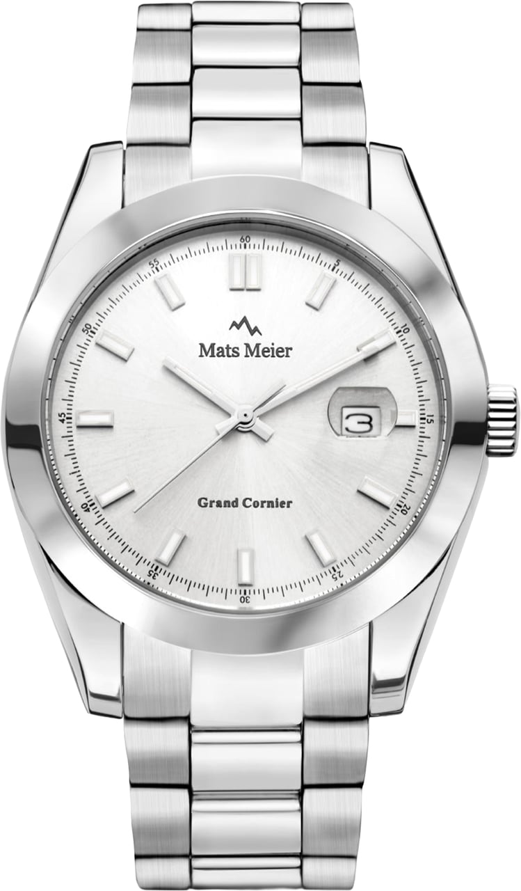 Mats Meier Grand Cornier - Horloge - Zilver Zilver