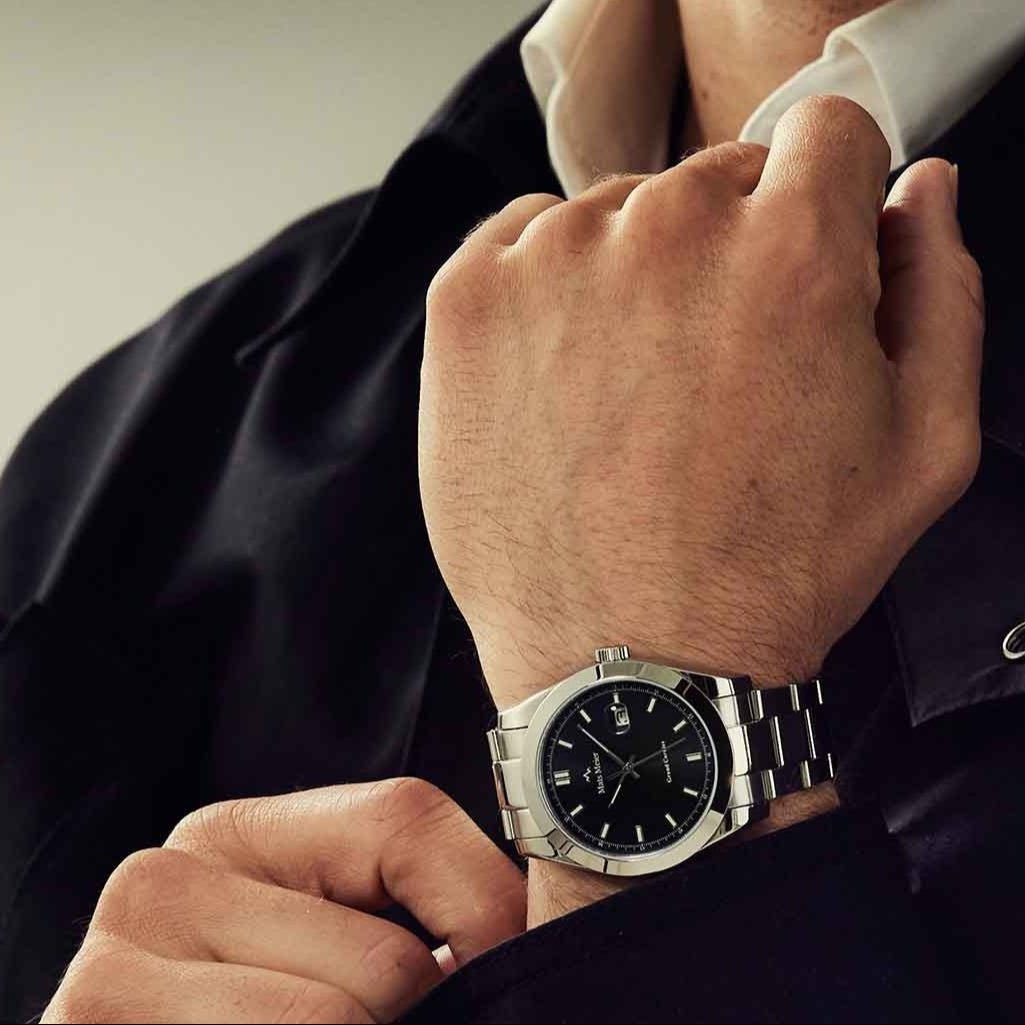 Mats Meier Grand Cornier - Horloge - Zwart Zilver