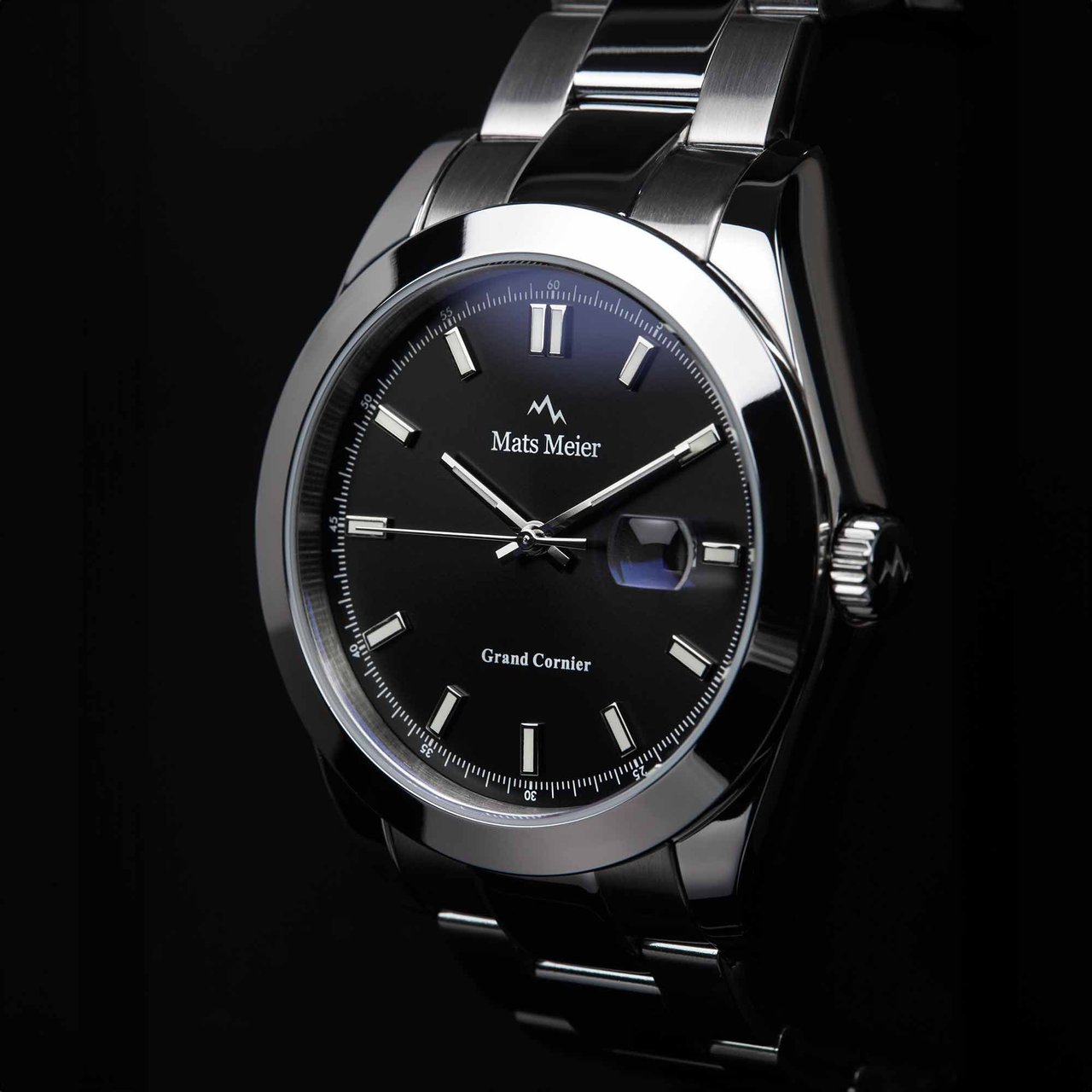 Mats Meier Grand Cornier - Horloge - Zwart Zilver