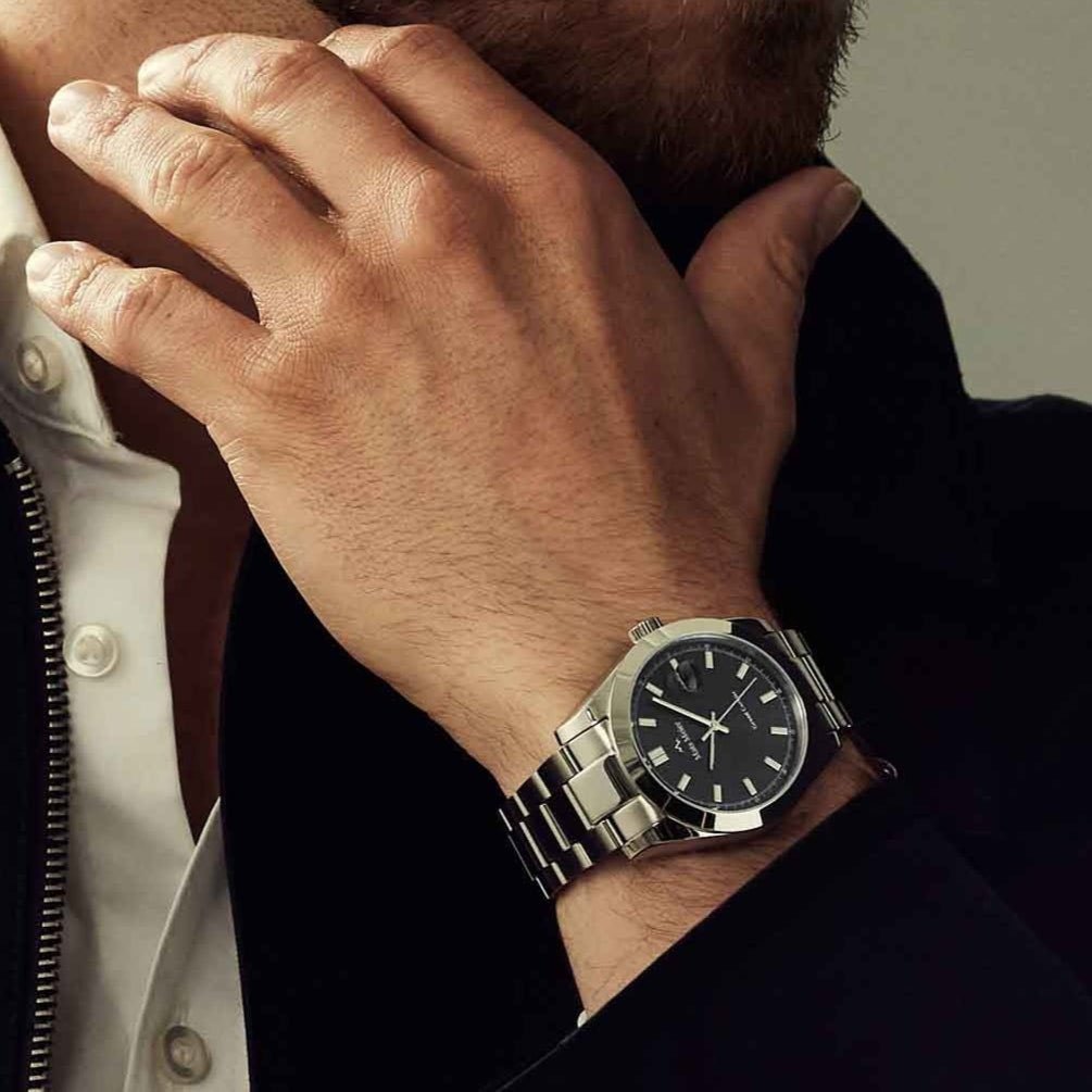 Mats Meier Grand Cornier - Horloge - Zwart Zilver