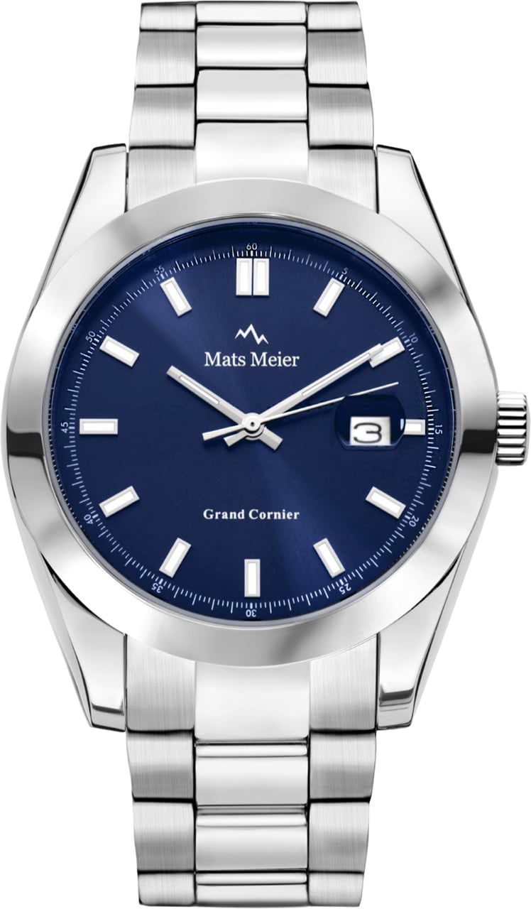 Mats Meier Grand Cornier - Horloge - Marineblauw Divers