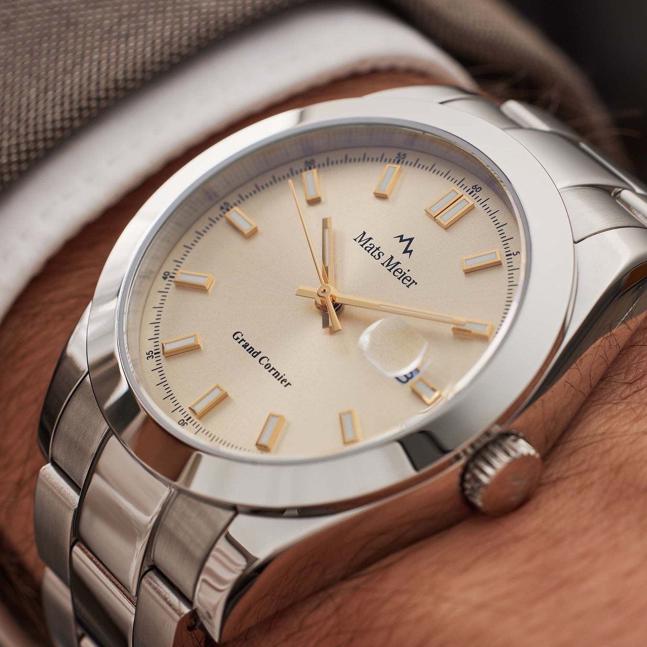 Mats Meier Grand Cornier - Horloge - Crème Divers