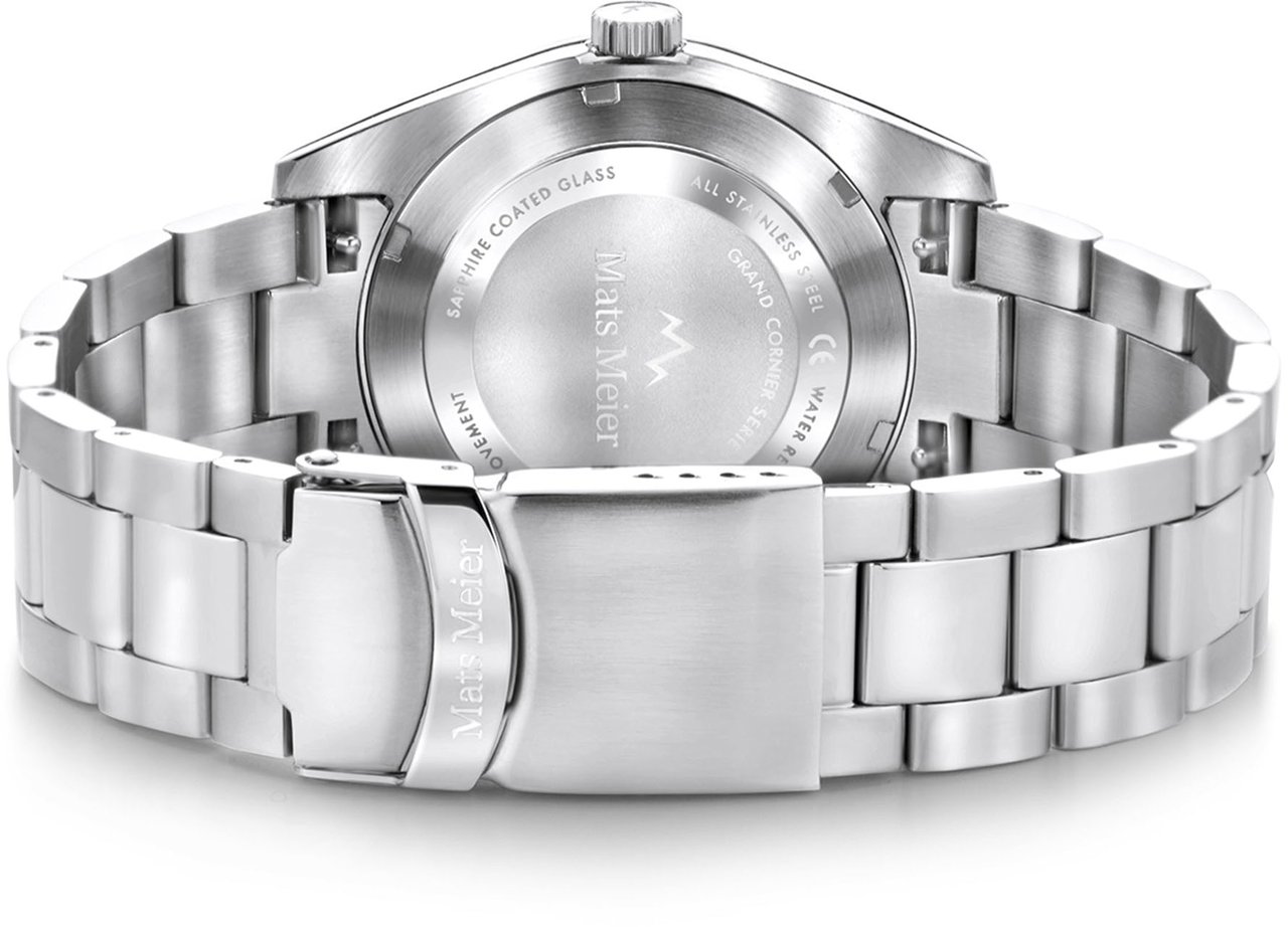 Mats Meier Grand Cornier - Horloge - Zilver Divers