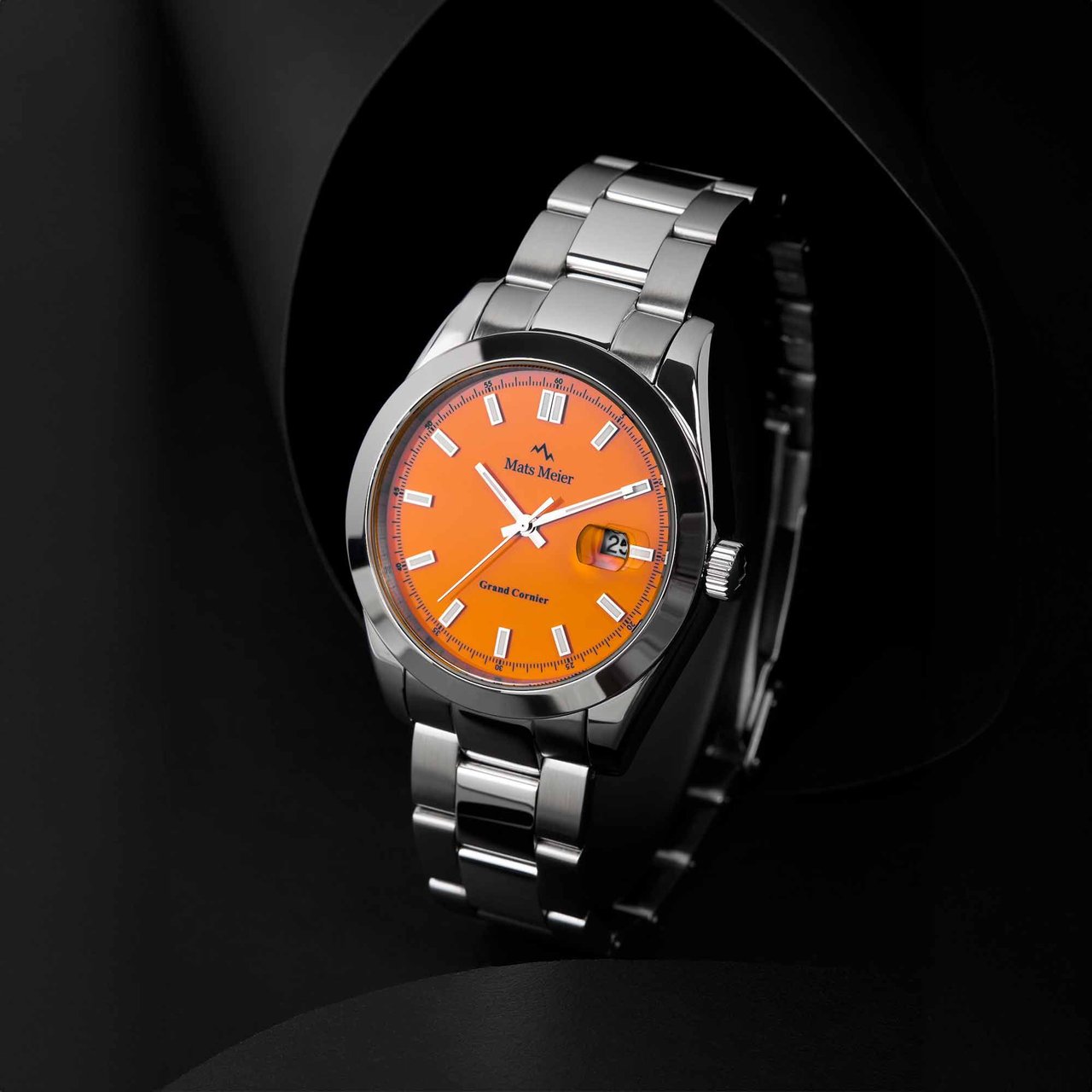 Mats Meier Grand Cornier - Horloge - Zilver Divers
