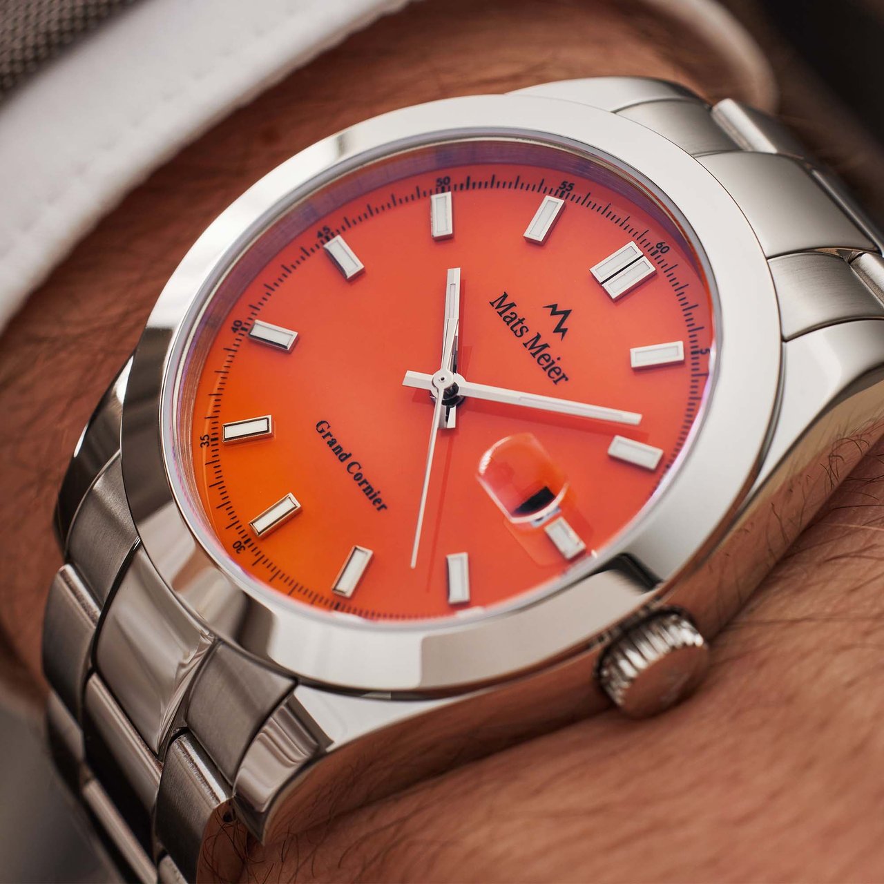 Mats Meier Grand Cornier - Horloge - Zilver Divers