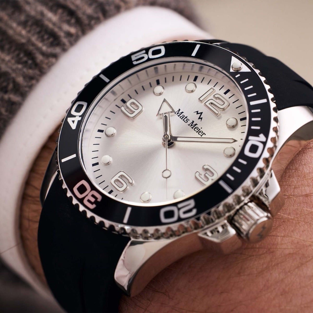 Mats Meier Ponte Dei Salti - Horloge - Zilver Zilver