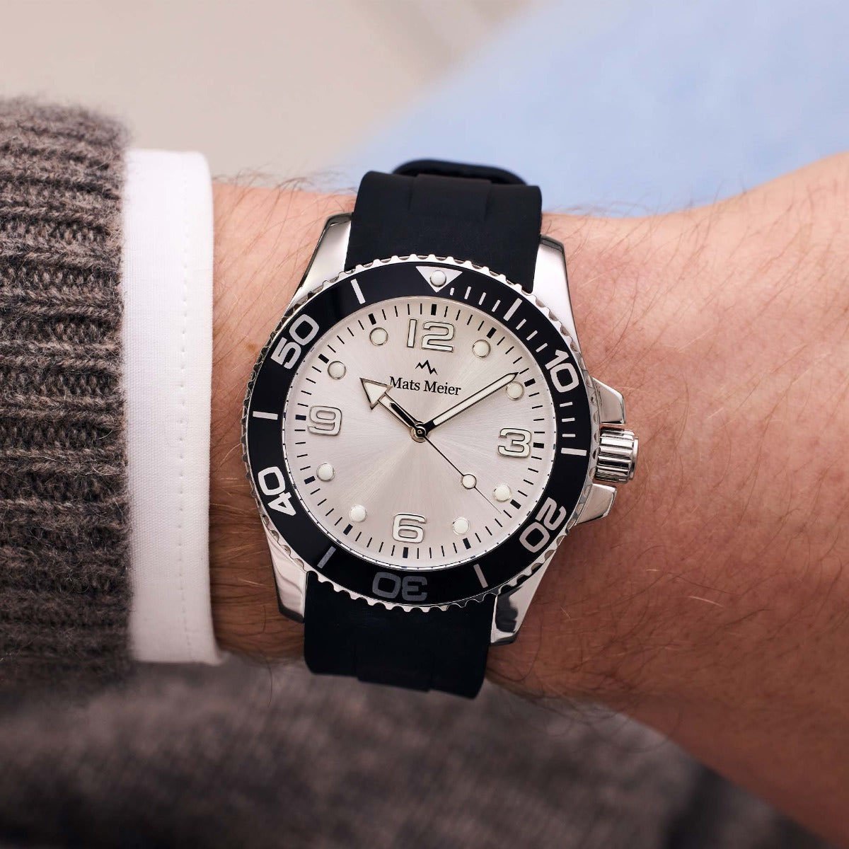 Mats Meier Ponte Dei Salti - Horloge - Zilver Zilver