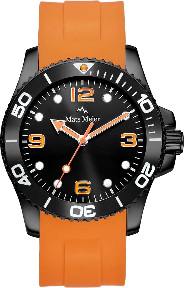 Mats Meier Ponte Dei Salti - Horloge - Zwart Divers