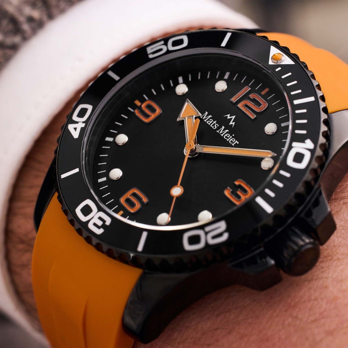 Mats Meier Ponte Dei Salti - Horloge - Zwart Divers