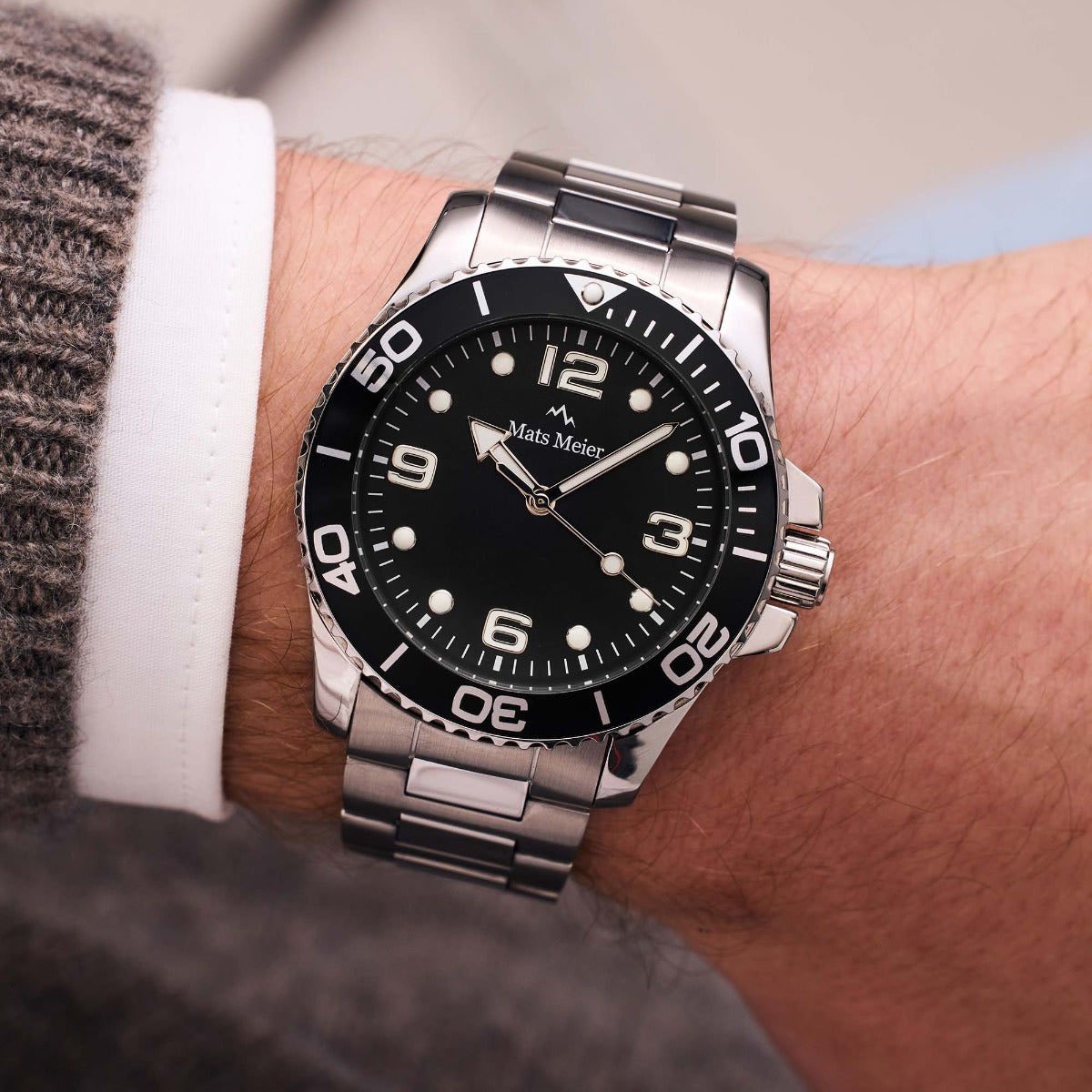 Mats Meier Ponte Dei Salti - Horloge - Zilver Zilver