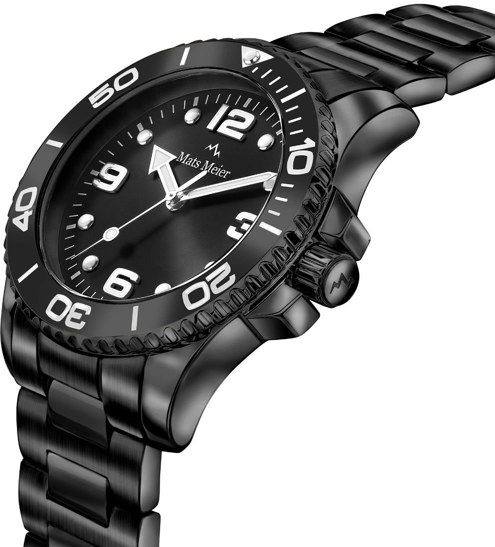 Mats Meier Ponte Dei Salti - Horloge - Zwart Zwart