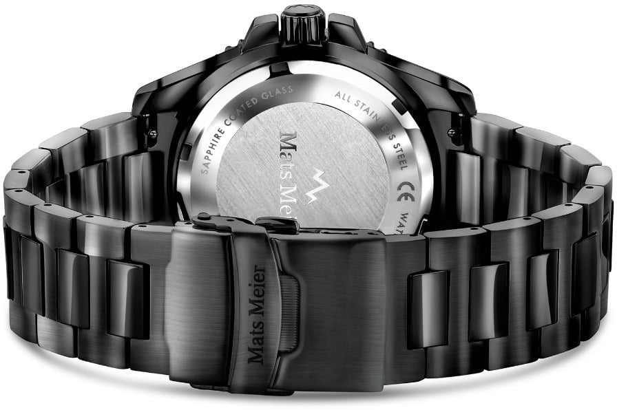 Mats Meier Ponte Dei Salti - Horloge - Zwart Zwart