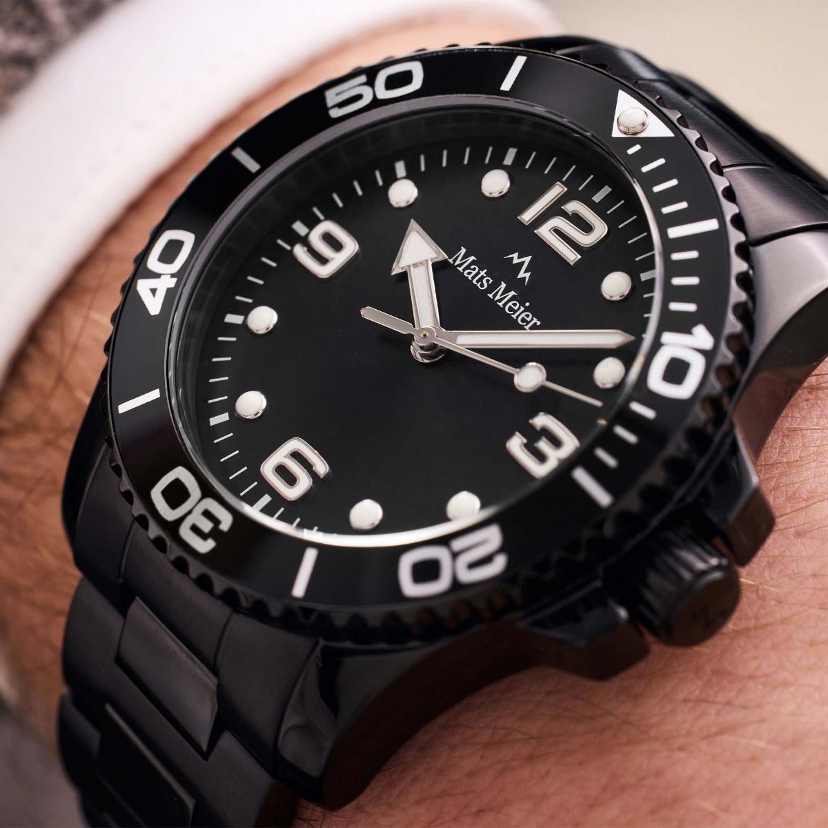 Mats Meier Ponte Dei Salti - Horloge - Zwart Zwart
