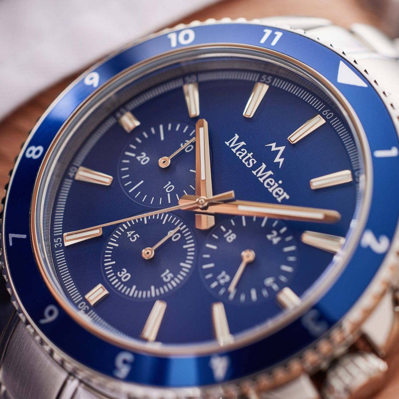 Mats Meier Ponte Dei Salti - Horloge - Blauw Divers