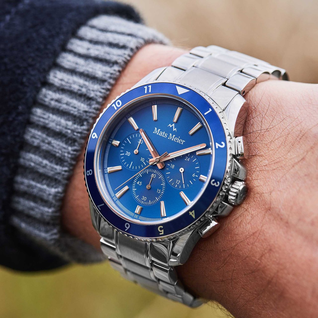 Mats Meier Ponte Dei Salti - Horloge - Blauw Divers