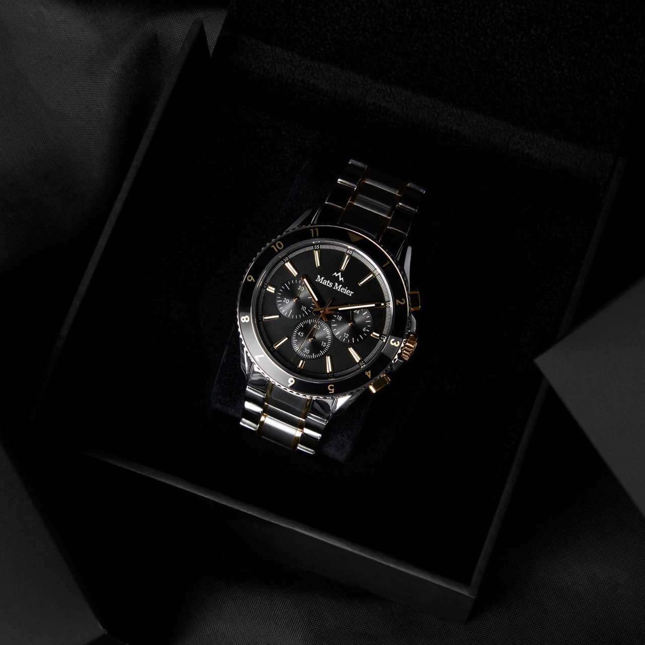 Mats Meier Ponte Dei Salti - Horloge - Zwart Goud