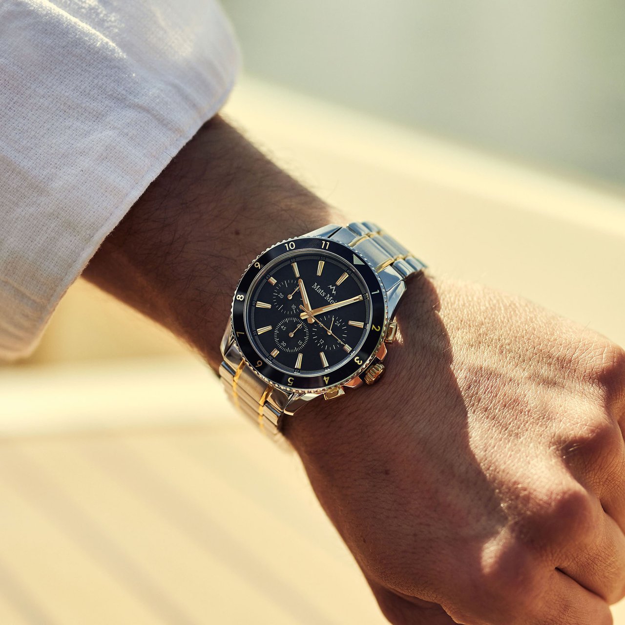 Mats Meier Ponte Dei Salti - Horloge - Zwart Goud