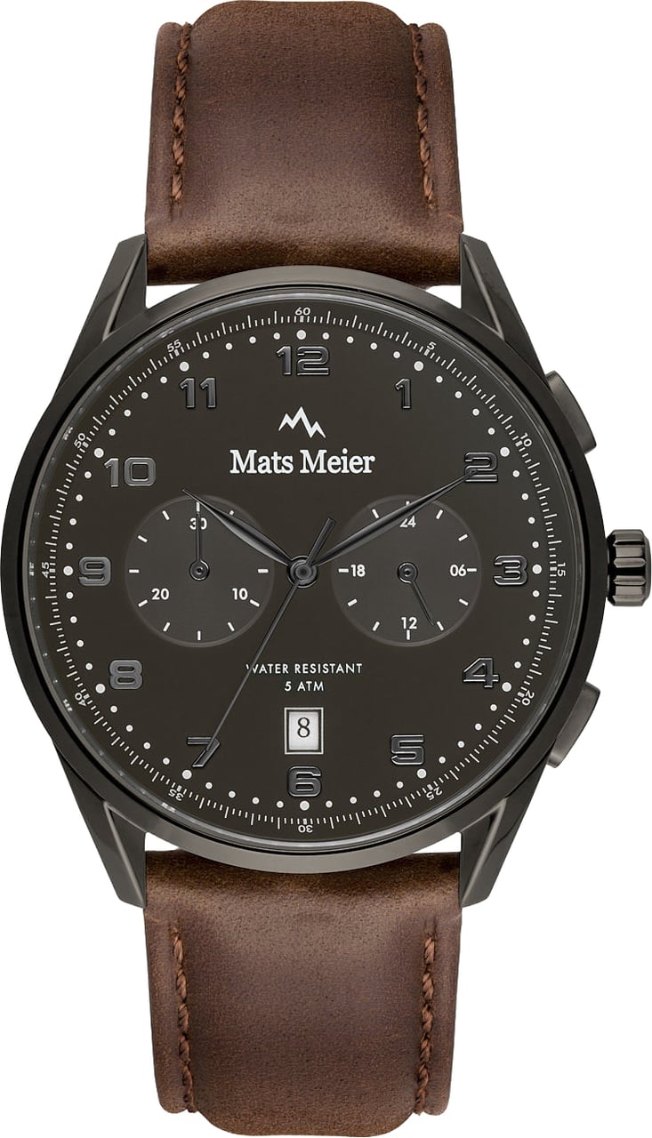 Mats Meier Mont Vélan - Horloge - Zwart Divers