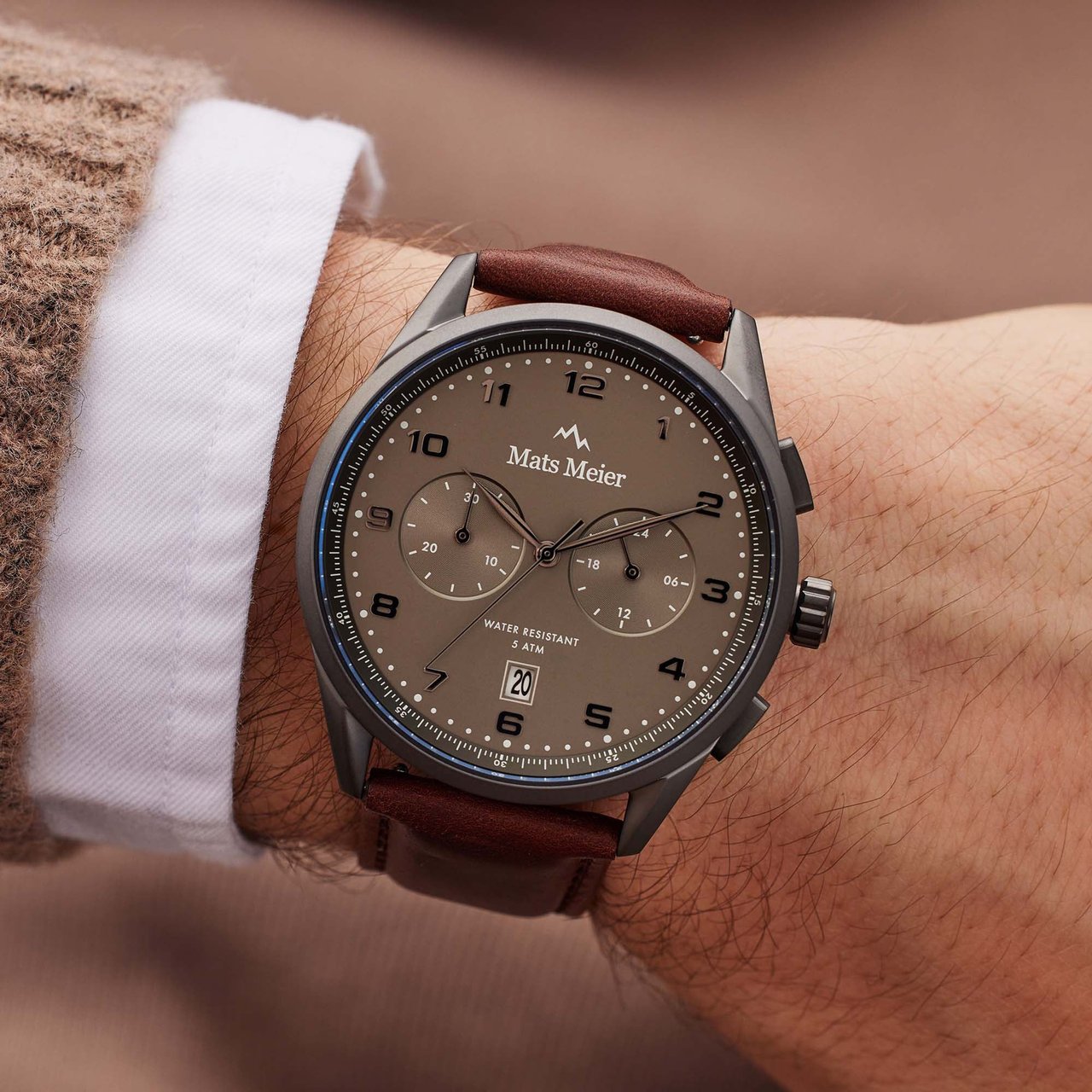 Mats Meier Mont Vélan - Horloge - Zwart Divers