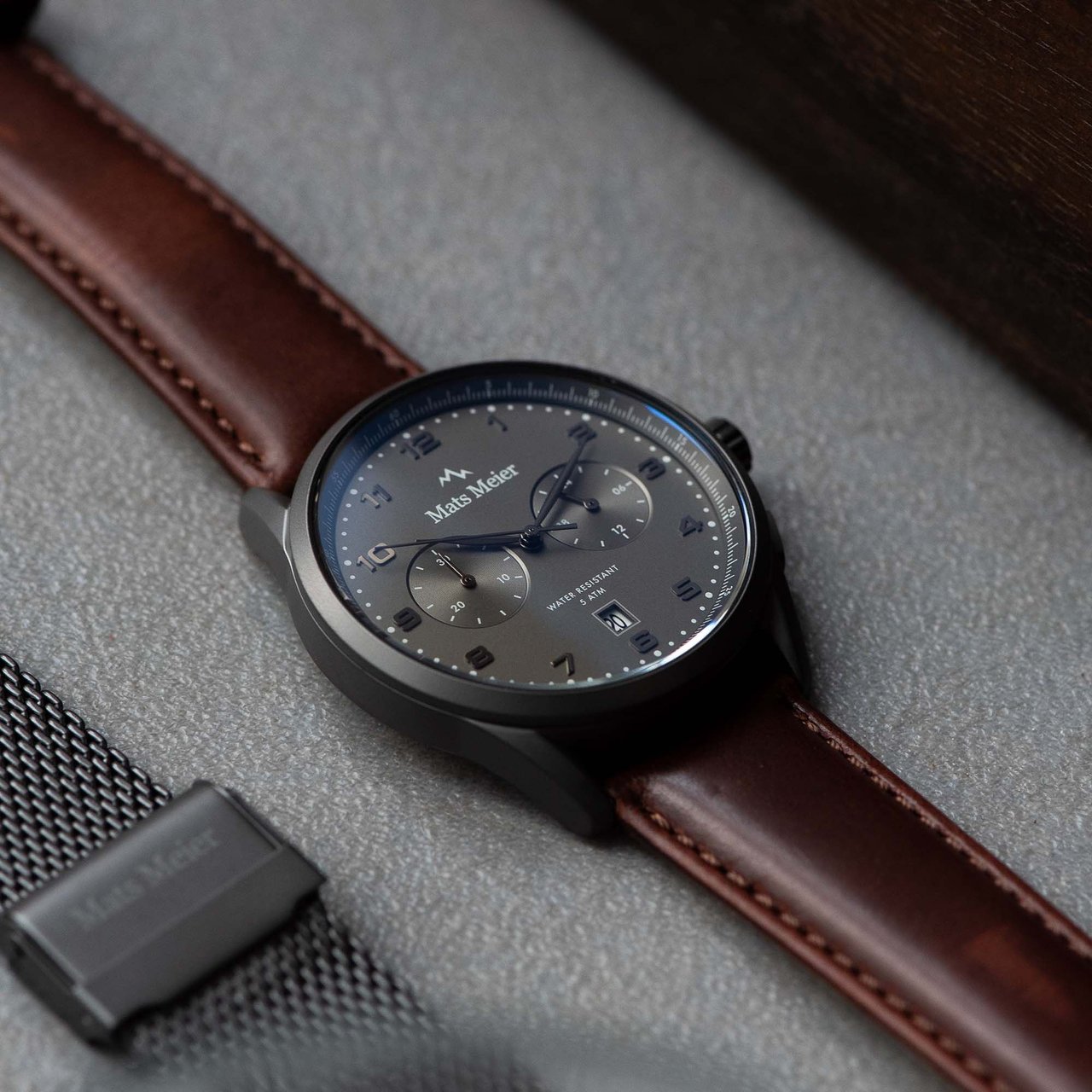 Mats Meier Mont Vélan - Horloge - Zwart Divers