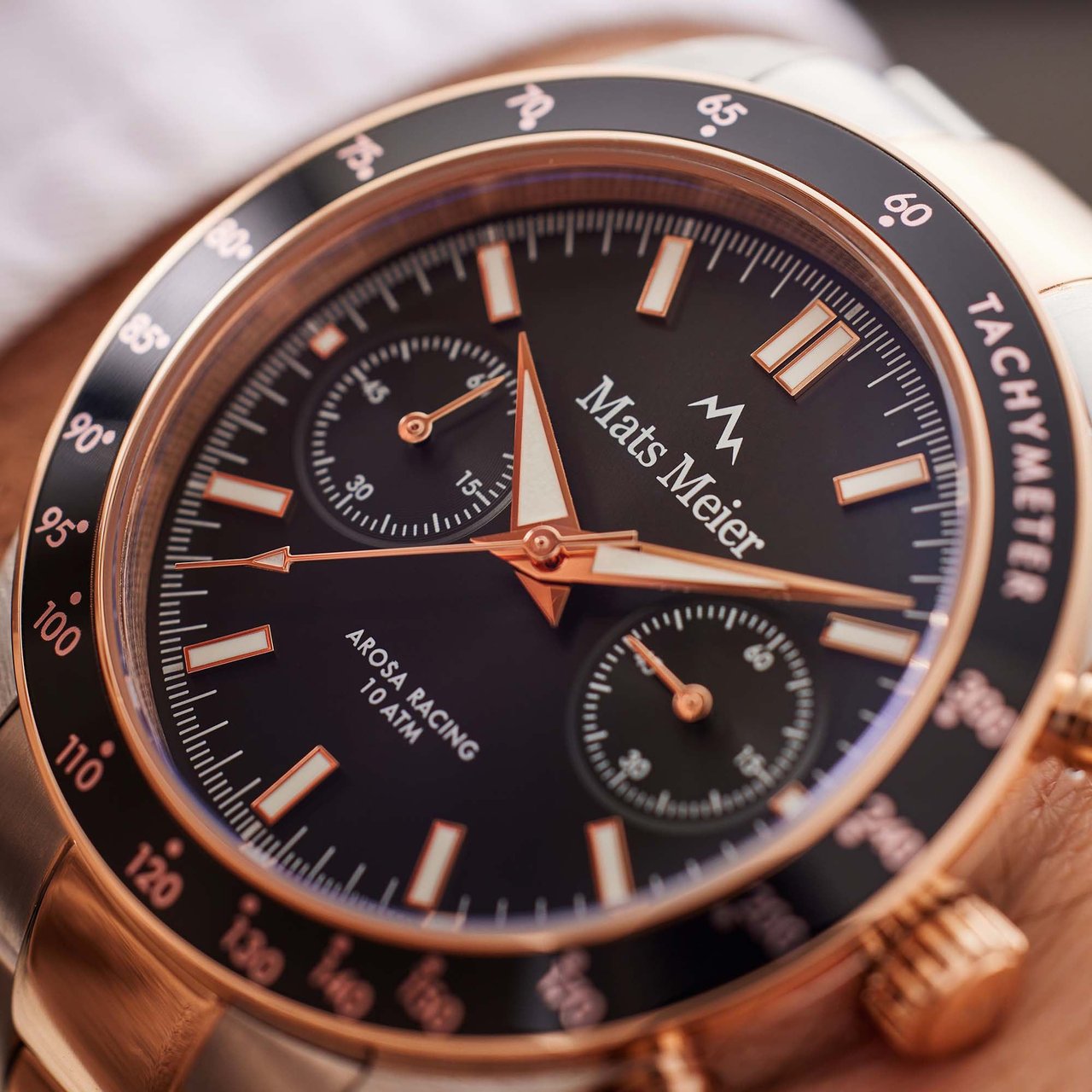 Mats Meier Arosa Racing - Horloge - Zwart Divers