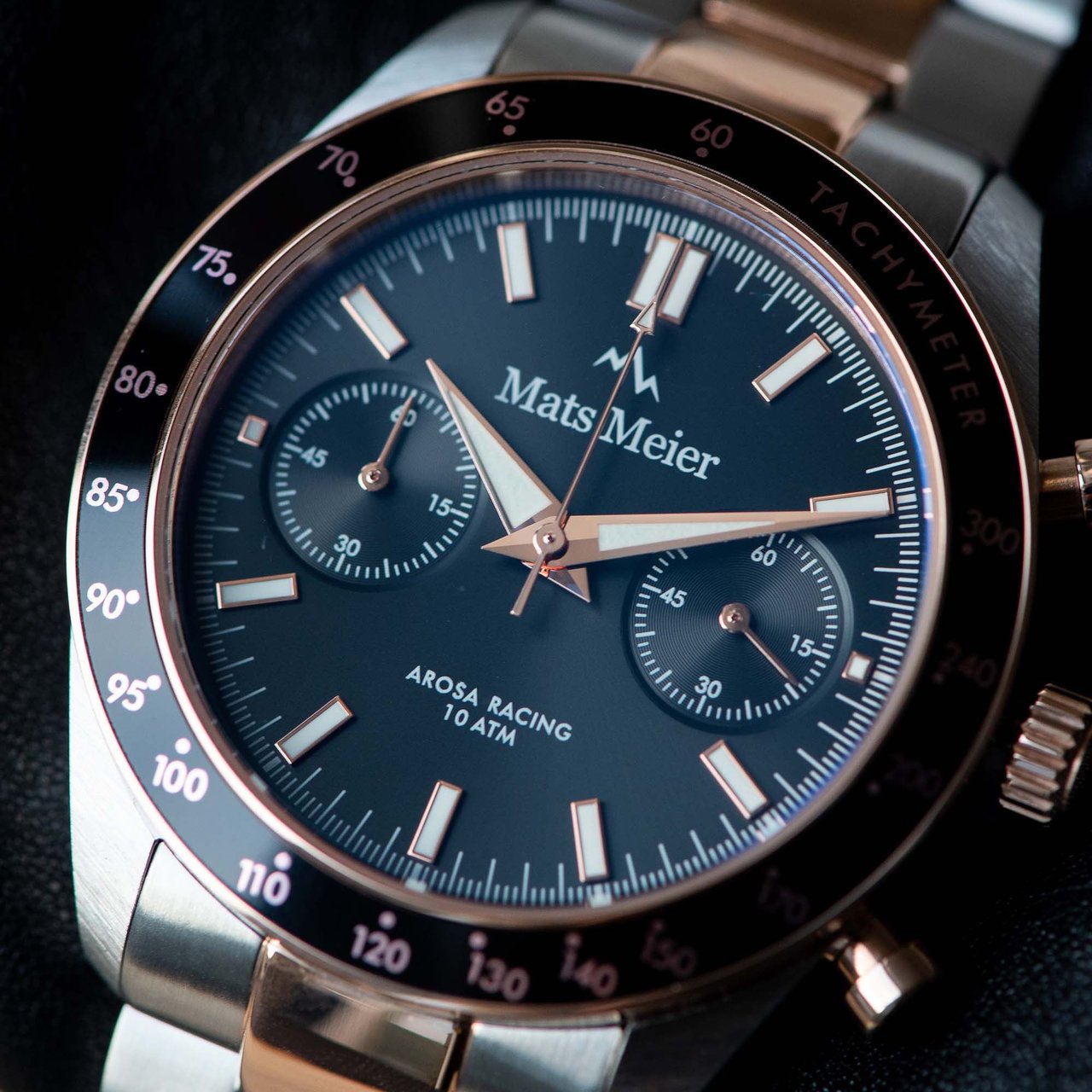 Mats Meier Arosa Racing - Horloge - Zwart Divers