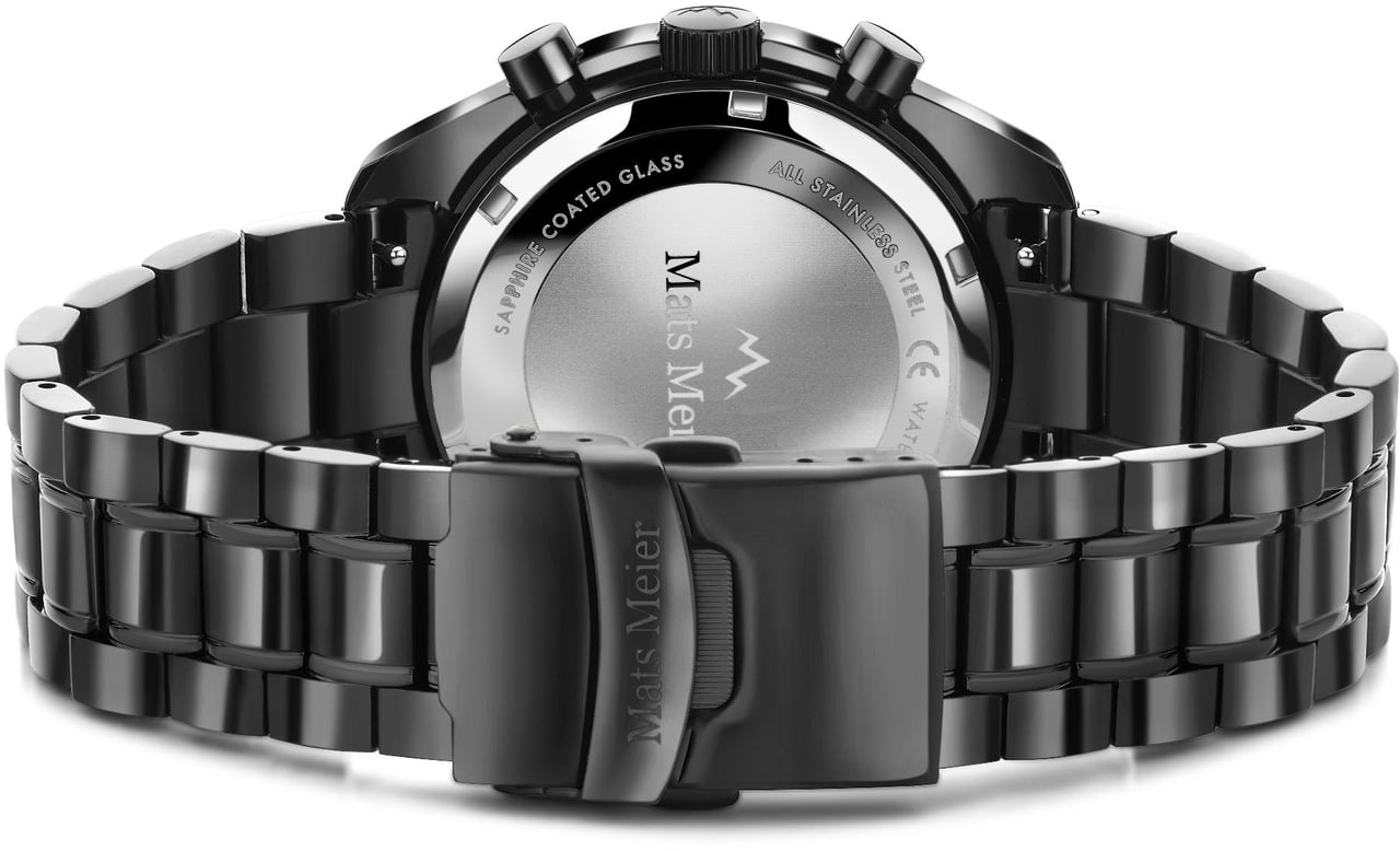 Mats Meier Arosa Racing - Horloge - Zwart Zwart