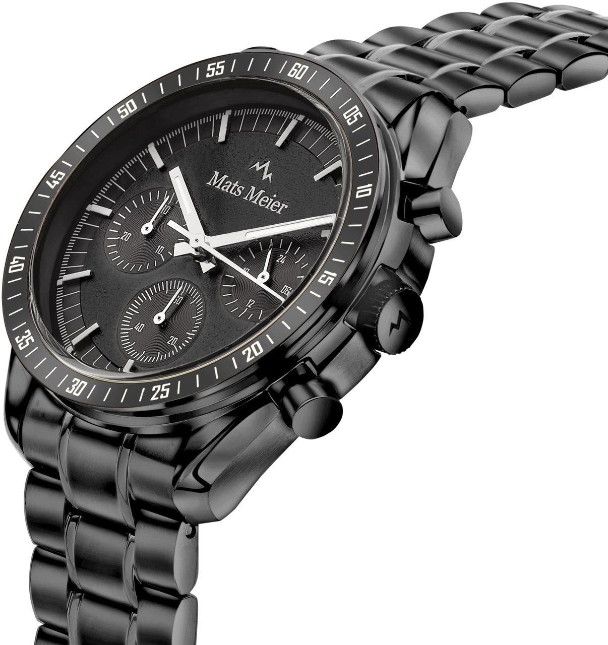 Mats Meier Arosa Racing - Horloge - Zwart Zwart